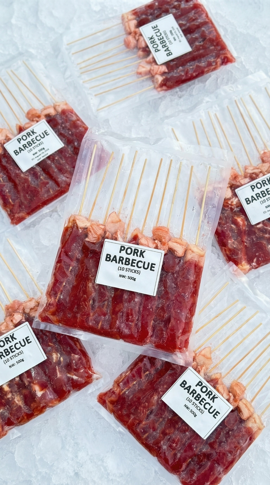 PORK BARBECUE 10 STICKS 500G